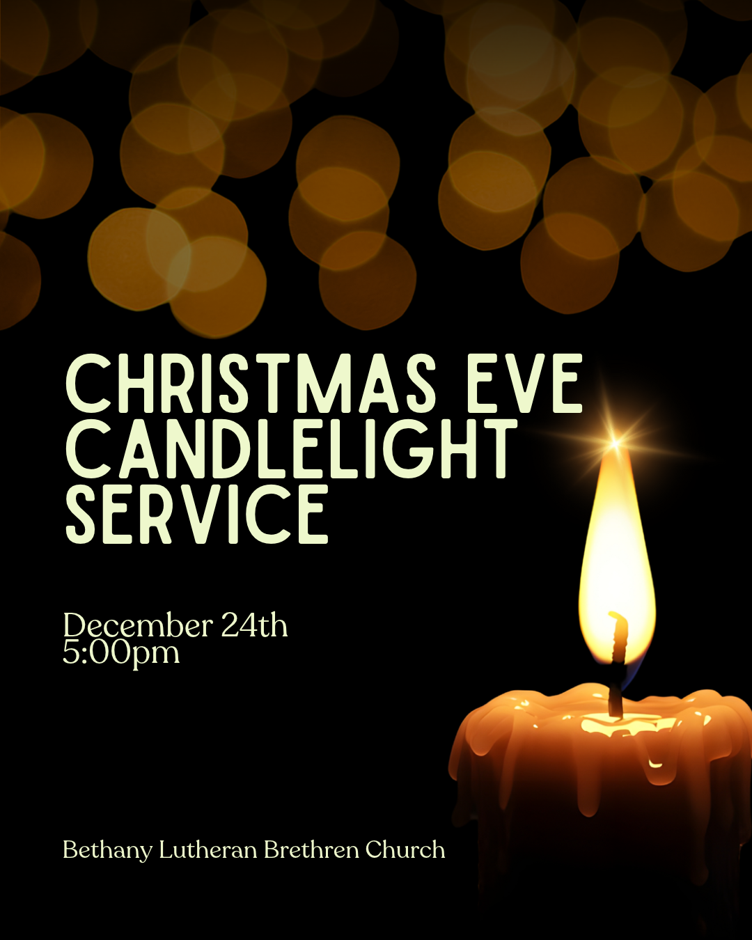 Christmas Eve Candlelight Service