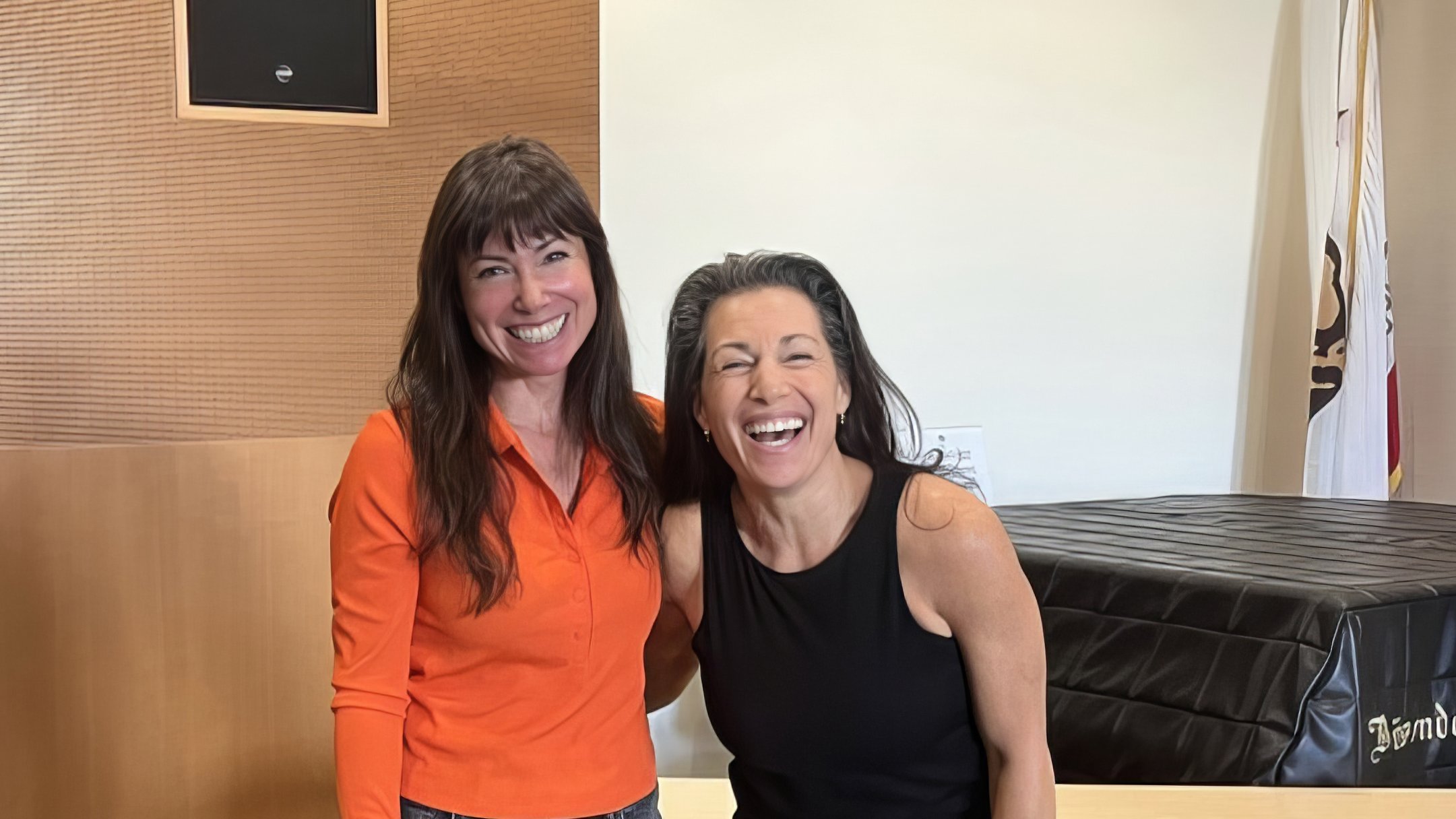 Founder, Kathryn Ian Gentzke, with collaborator, Maya Sissoko of Whole Child Education at SMPL in October!