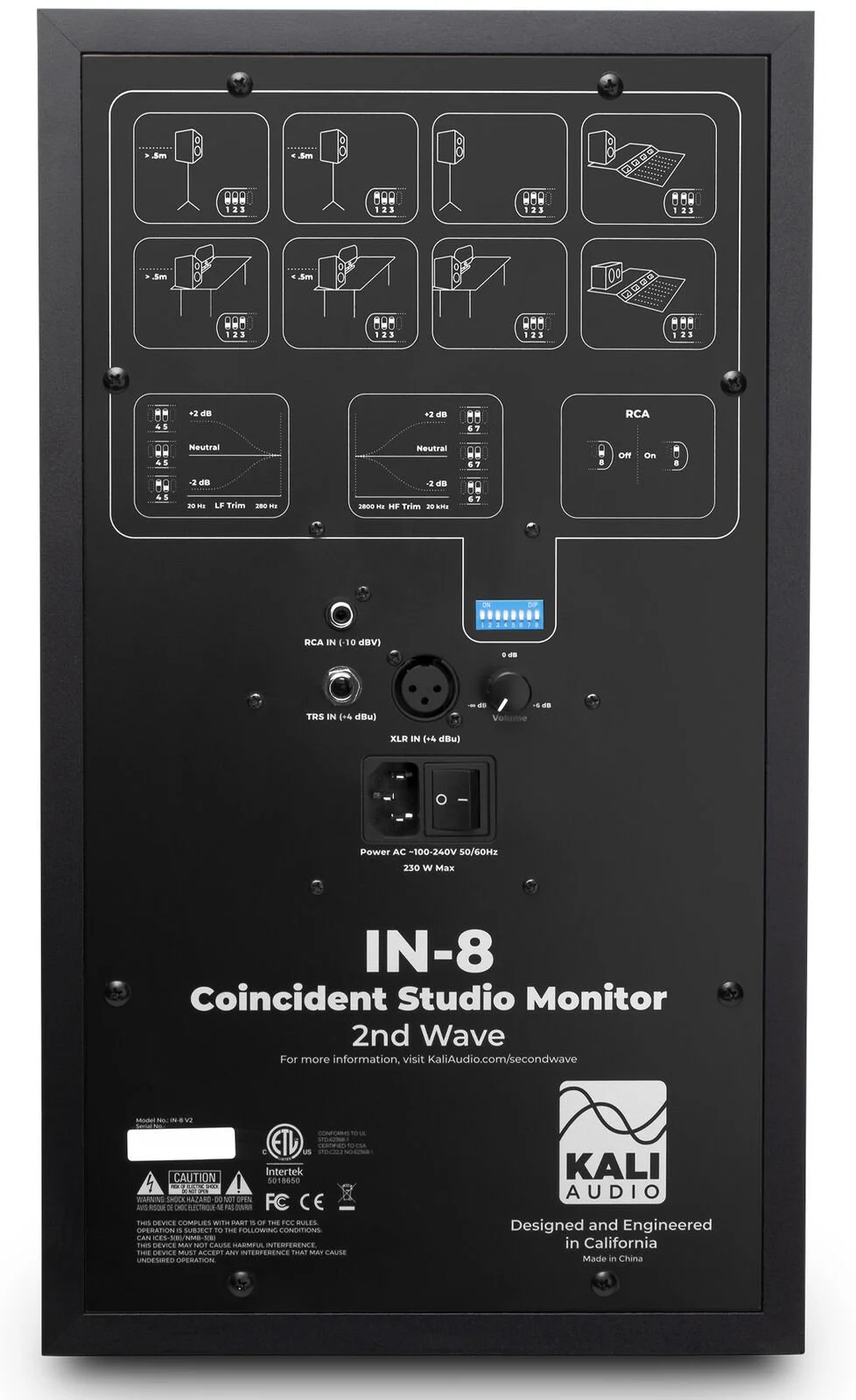 Replacement Amp for IN-8 V2, Black