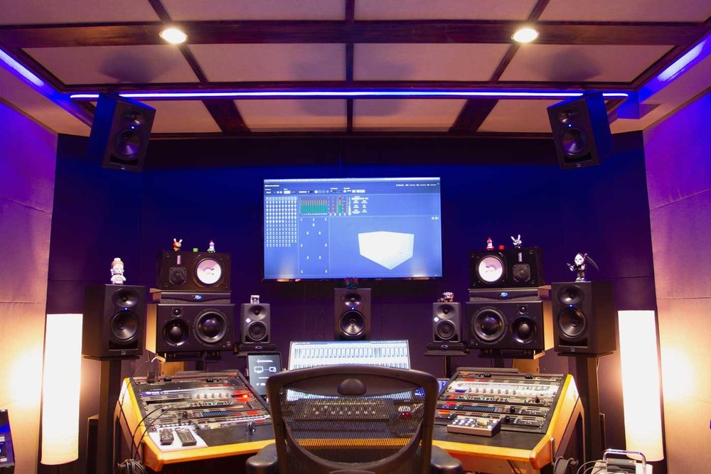 Kali Audio immersive Dolby Atmos monitoring setup