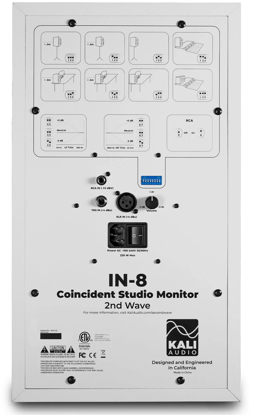 Replacement Amp for IN-8 V2, White