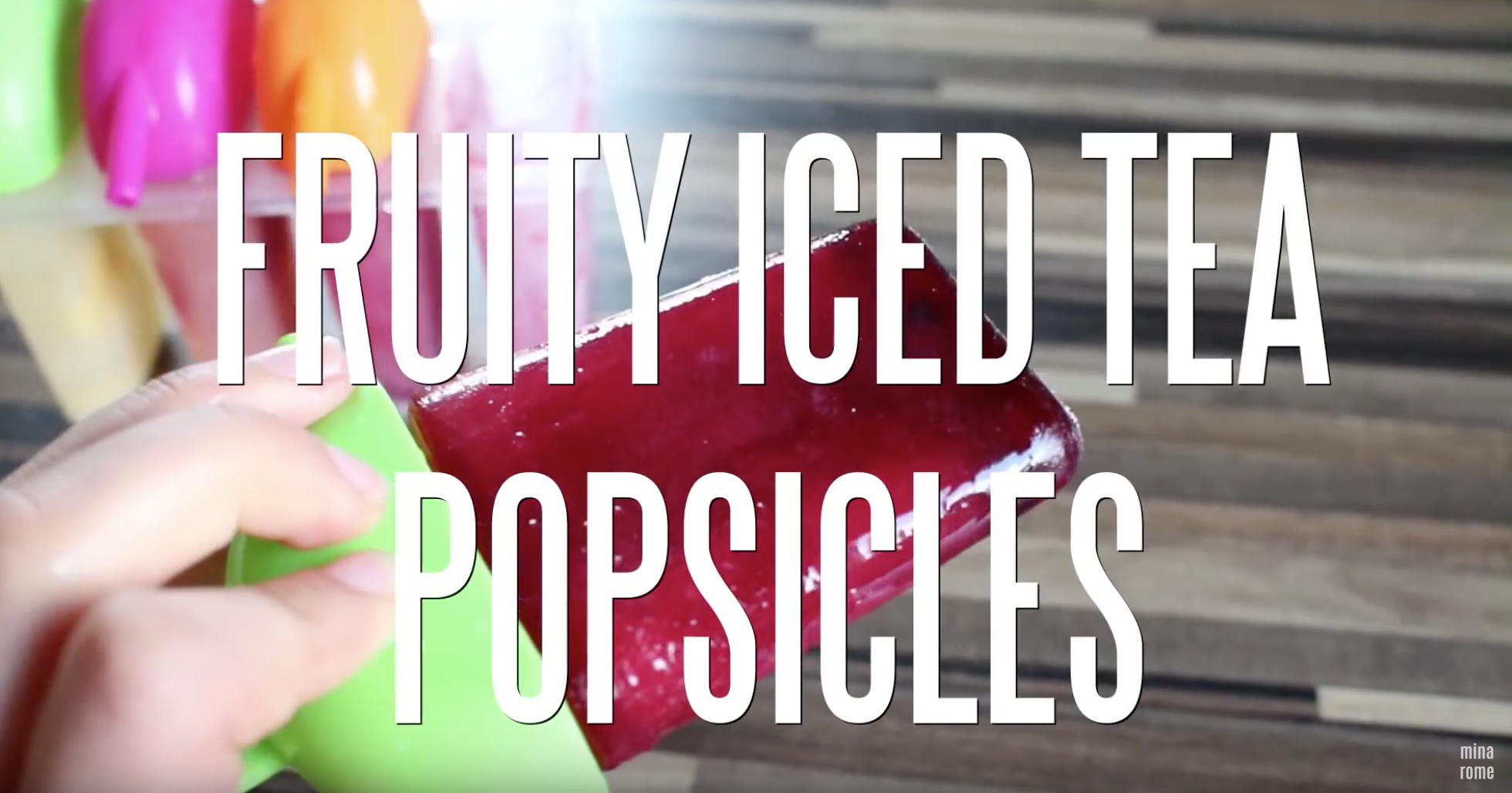 Fruity Iced Tea Popsicles 