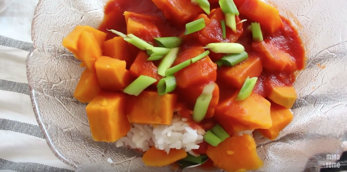 Sweet Potato Rice Bowl