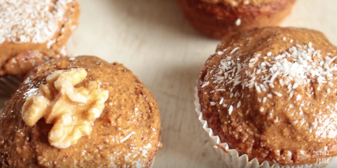 Mini Carrot Cakes (vegan, low fat)