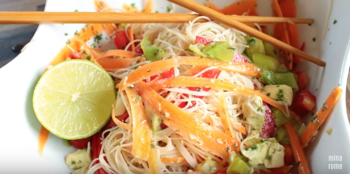 15 Min Rice Noodle Salad