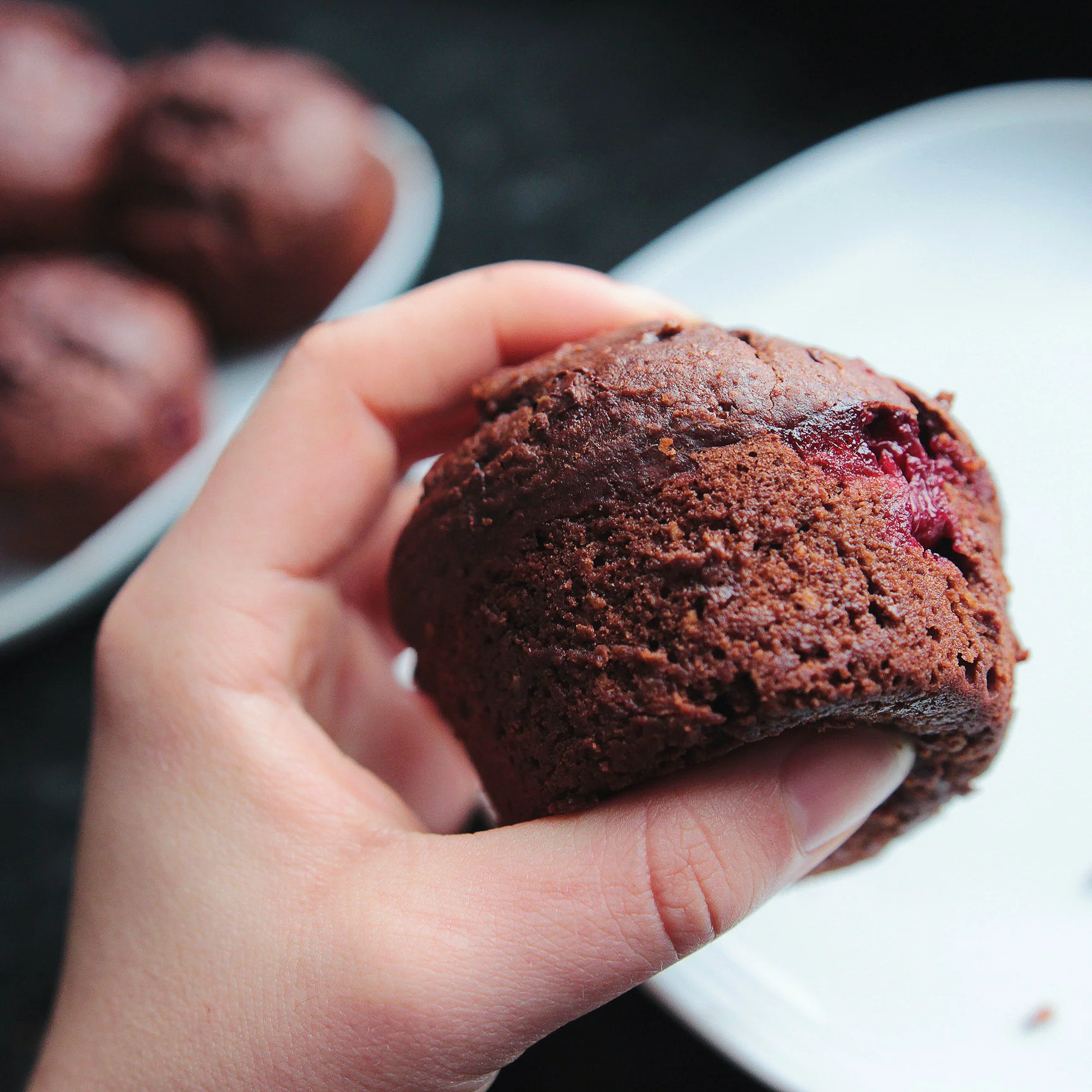 Cherry Chocolate Muffins