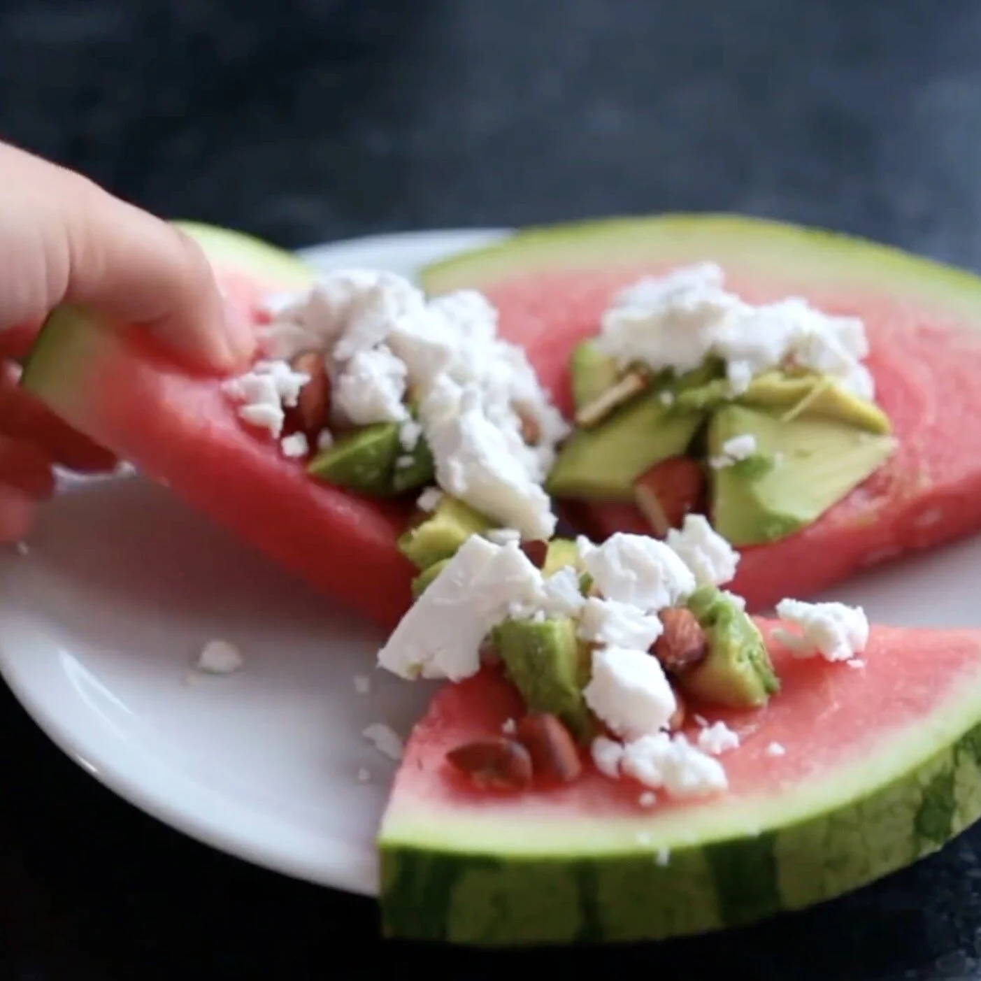 Fancy Watermelon Pizza