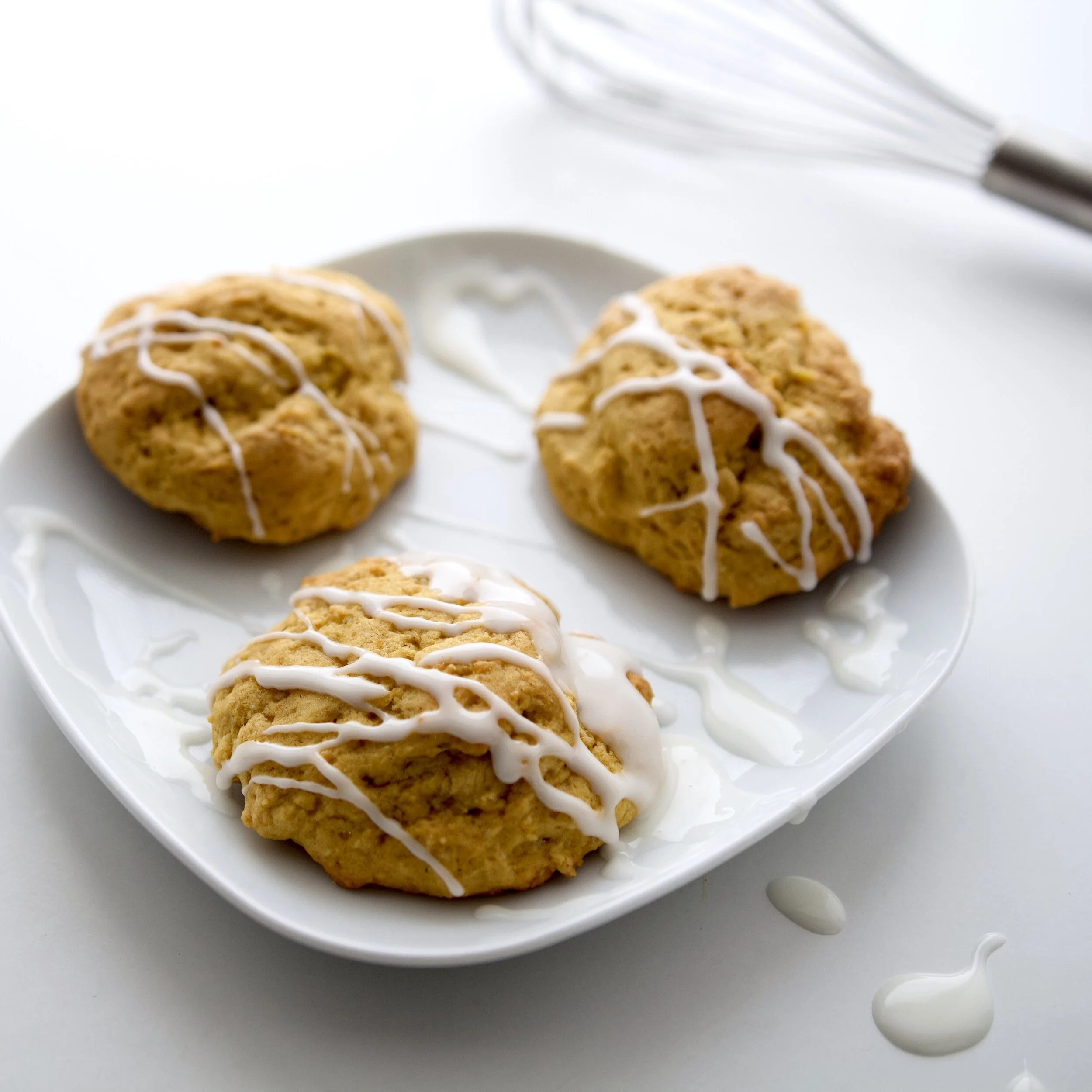 Glazed Pumpkin Cookies
