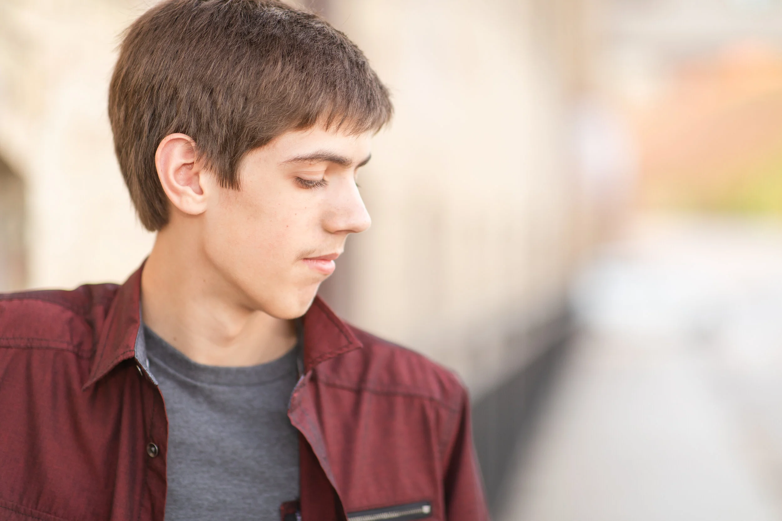 Downtown Appleton Senior Portraits - Sam