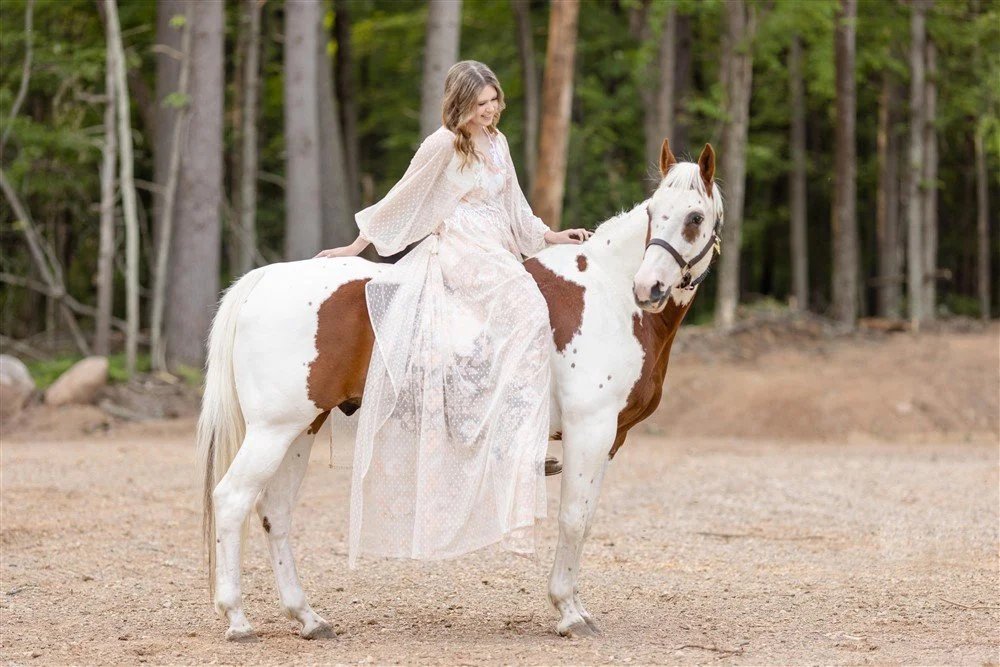 Horse &amp; Rider photoshoot in Michigan