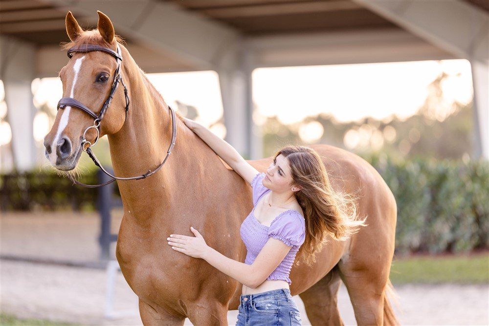Horse &amp; Rider Photoshoot in Wellington, FL