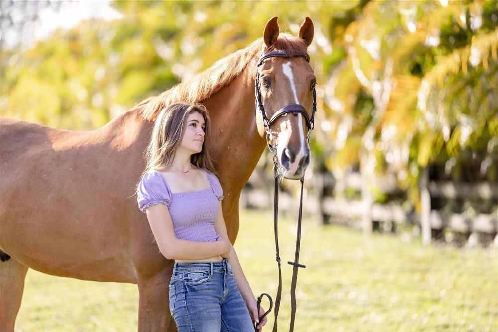 Horse &amp; Rider Photoshoot at the Wellington Equestrian Center in Wellington, FL