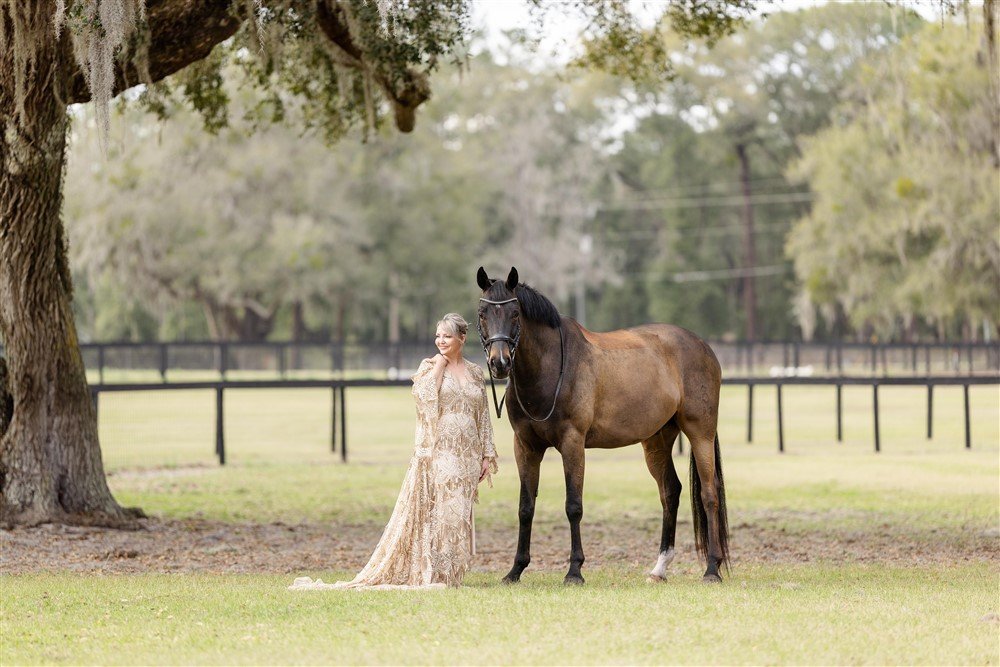 Horse &amp; Rider Photoshoot in Ocala, FL