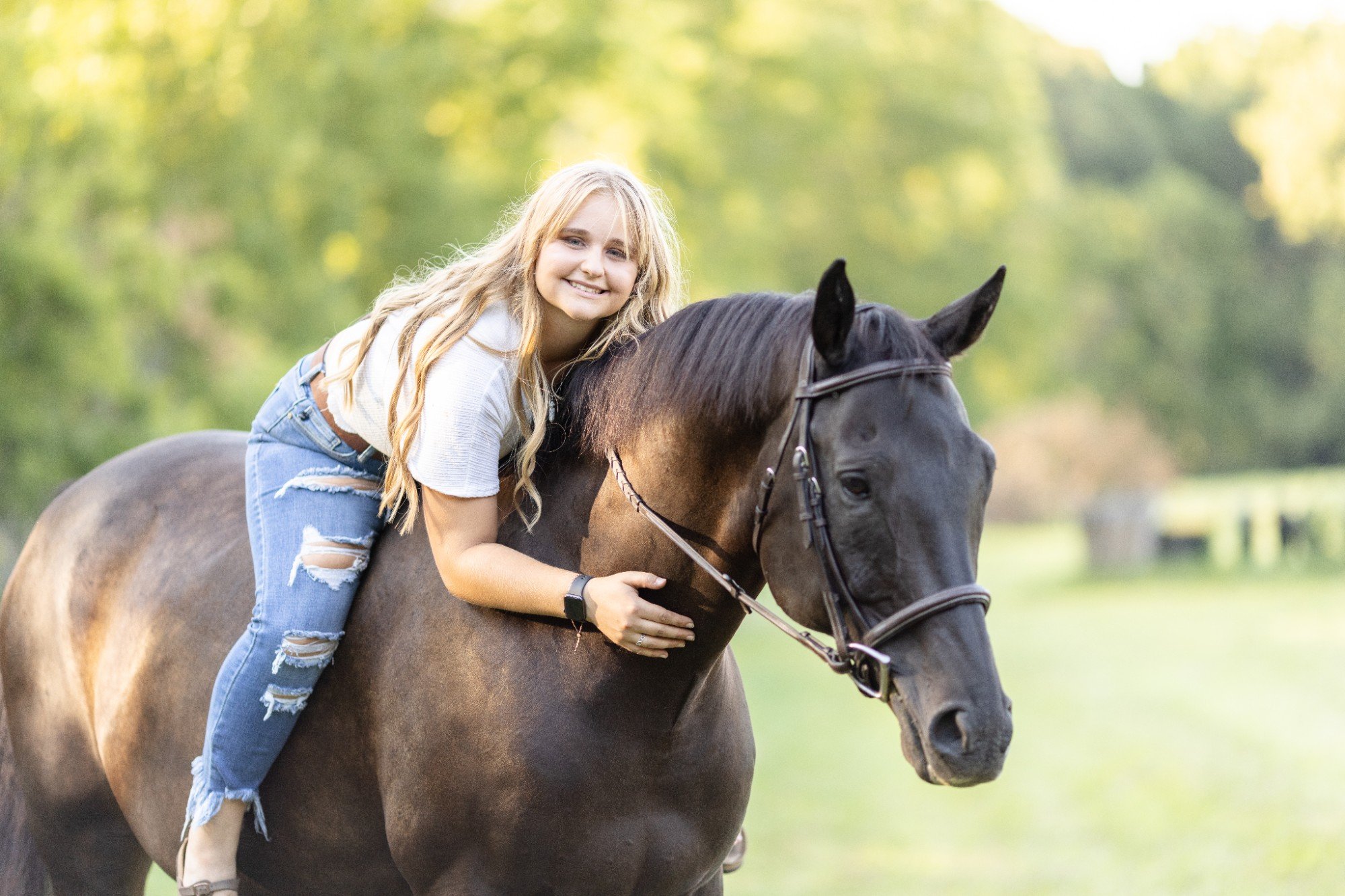 Horse &amp; Rider Photoshoot in Wisconsin