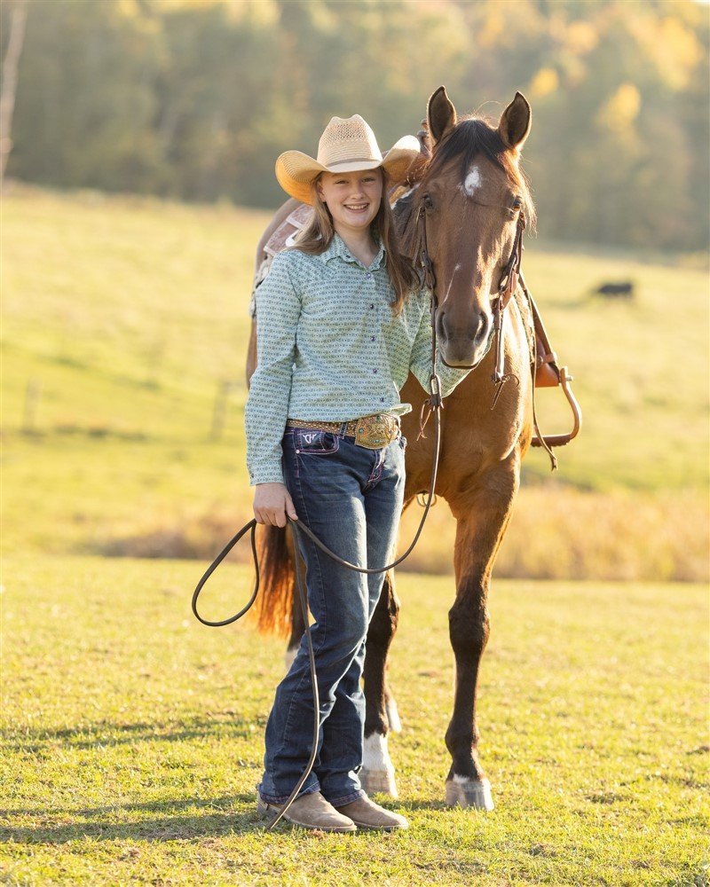 Wisconsin Horse &amp; Rider Picture with Reining Horse