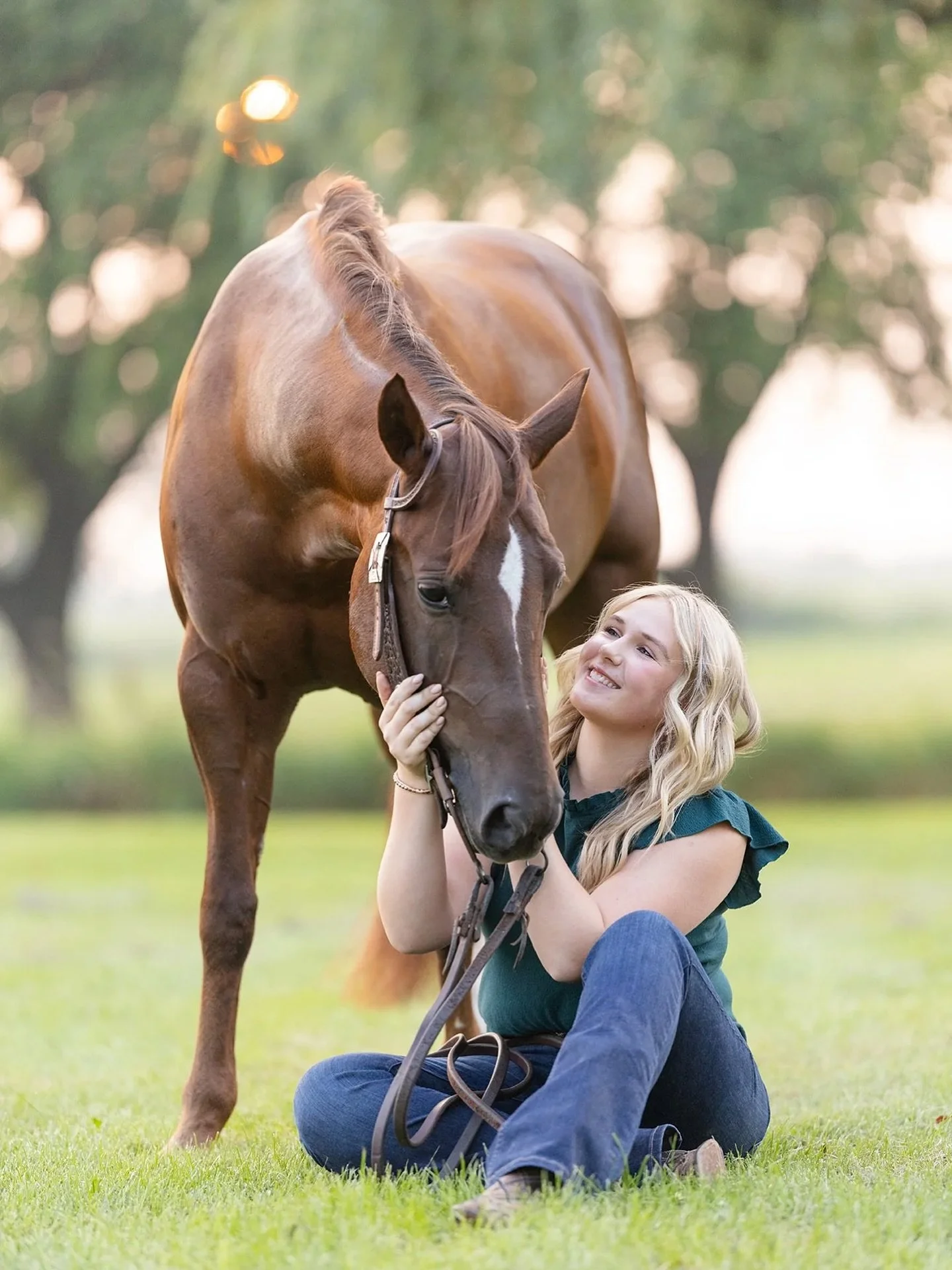 There&rsquo;s something extra special about senior portraits when your best friend has four legs.

Ellie wanted her portraits to feel true to her story, so instead of a typical location we headed straight to where so many of her memories are being ma