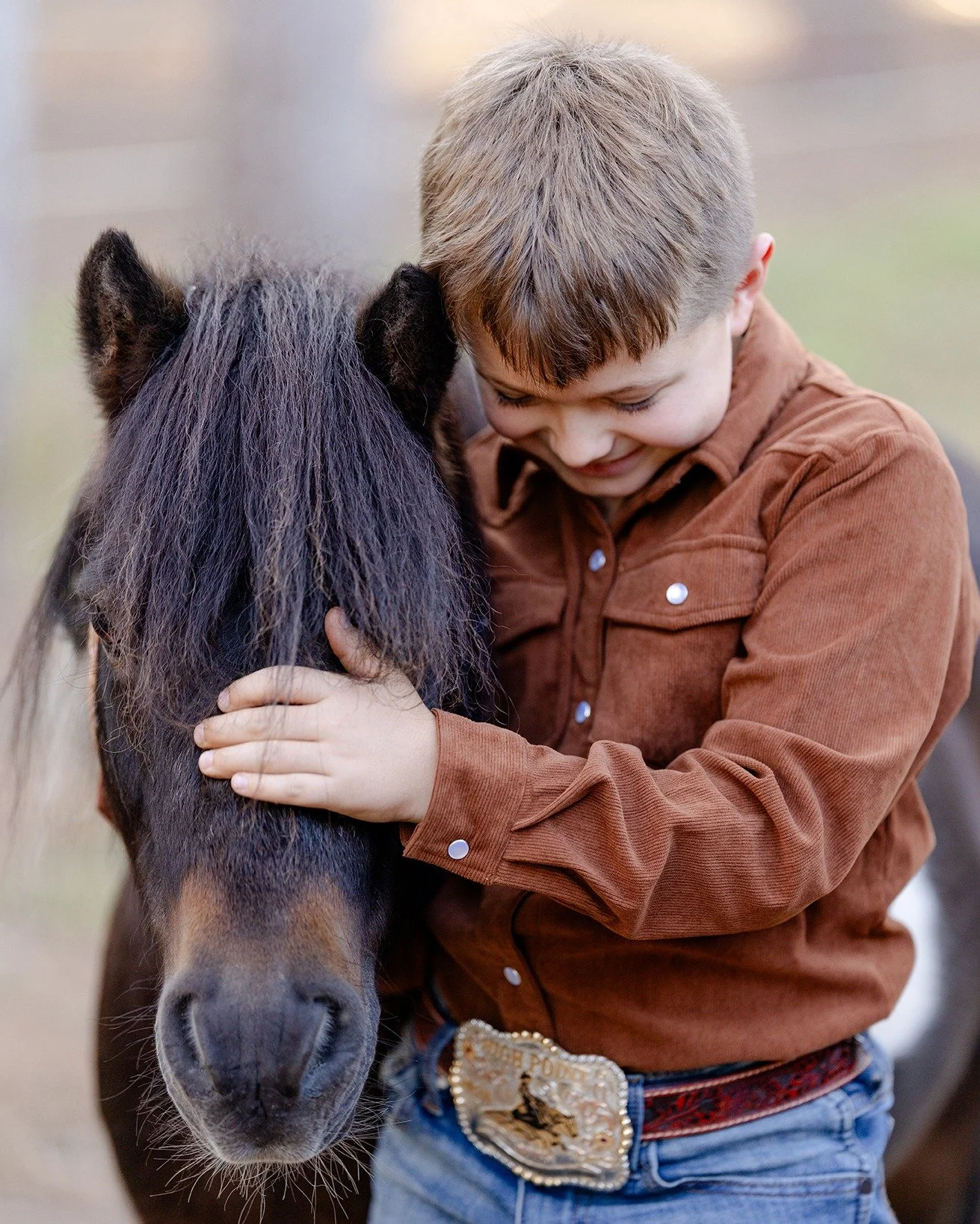Some bonds are built slowly, patiently, and with so much heart behind them.

Joe adores his horses and ponies, and Shrimp was no exception. When this little pony first came into the family, he had a lot to learn. New expectations, new routines, new p