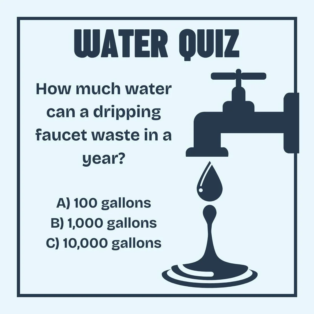 💦 Water Wednesday 💦

Think you&rsquo;re a water-saving pro? Test yourself! 👇
We&rsquo;ll reveal the correct answer later today. 💙

#SaveWater #WaterQuizWednesday