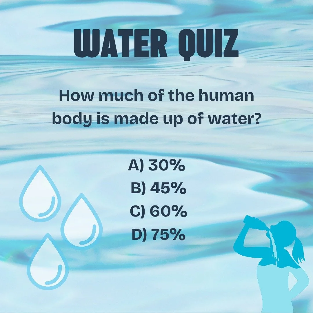 💦 Water Quiz 💦

Drop your guess in the comments! 👀

Answer revealed later today!

#WaterQuiz #TestYourKnowledge #StayHydrated