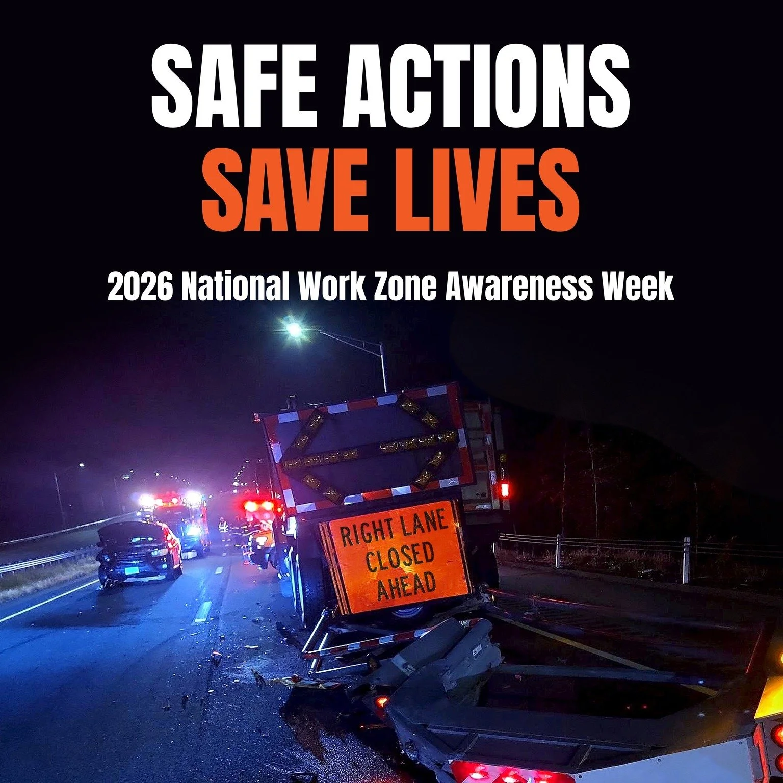 This week was National Work Zone Awareness Week, and it&rsquo;s a great reminder to stay alert and protect those working hard to keep our utilities operational.

⚠️ When you see work zone signs or flashing lights:
&bull; Slow down
&bull; Stay alert
&