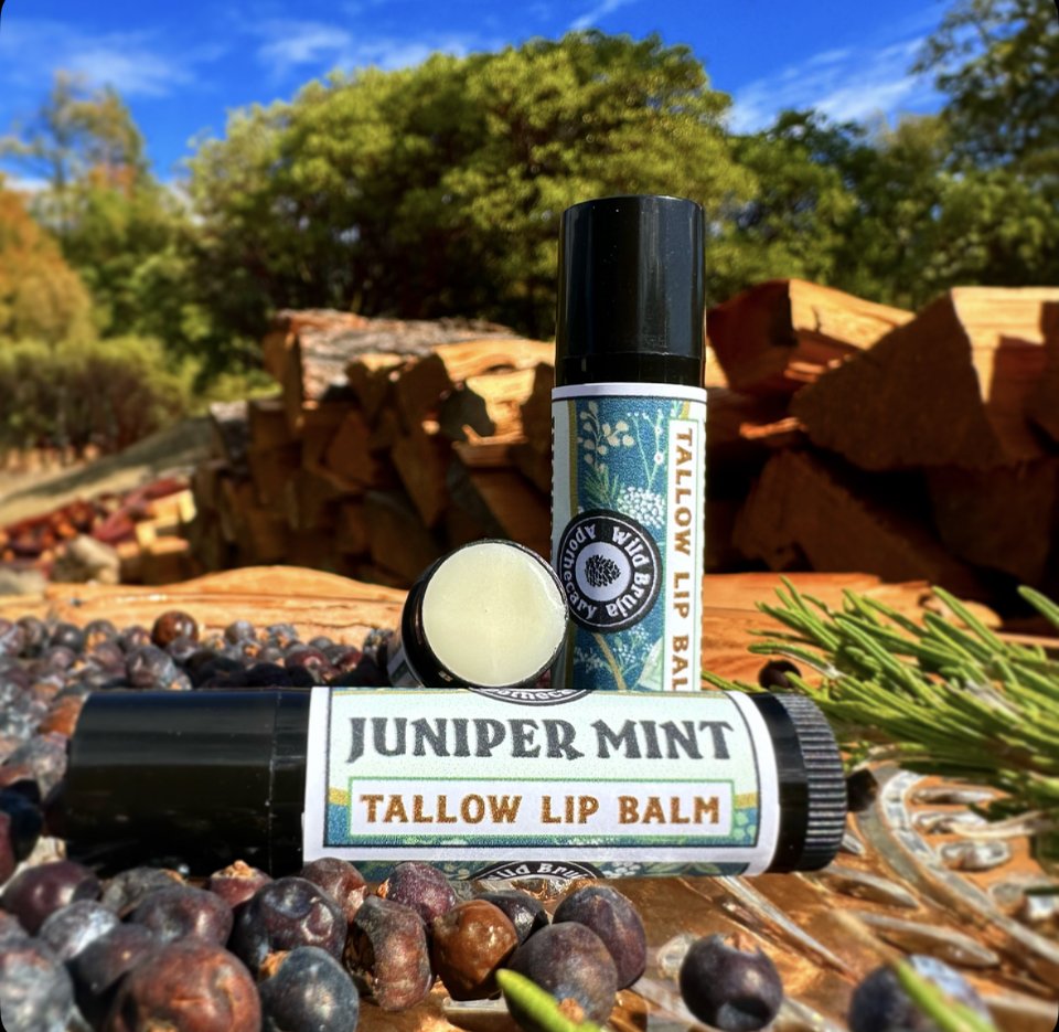 Juniper Mint Tallow Lip Balm