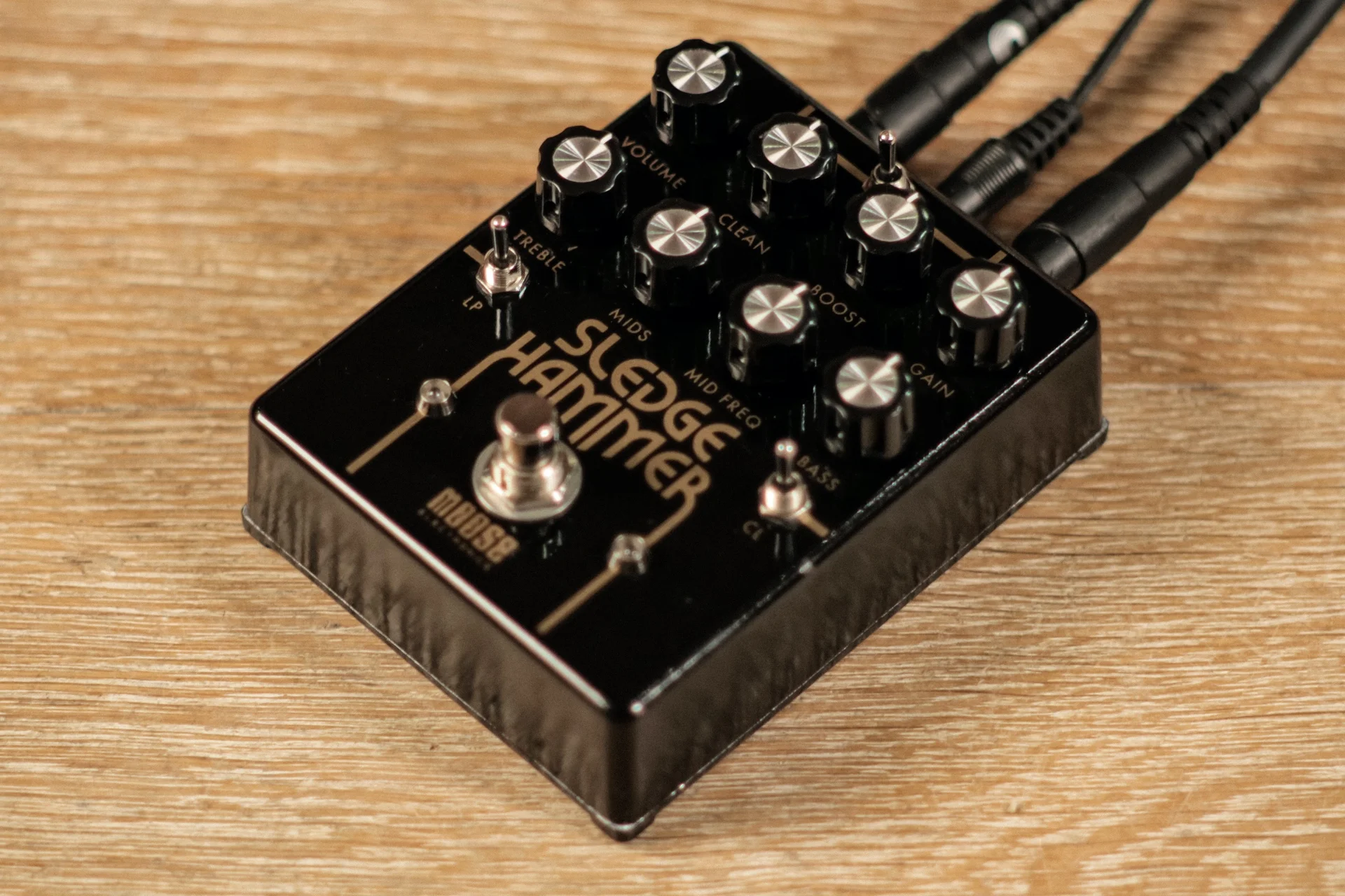 Sledgehammer Bass Pedal Overdrive/Distortion/Preamp — Moose Electronics