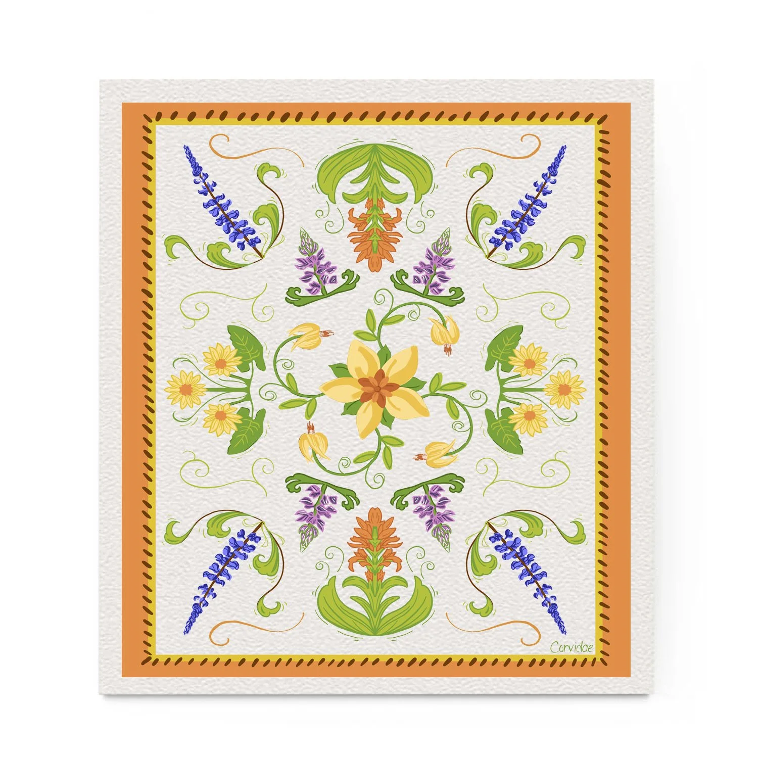 Fiori Wildflower Swedish Dishcloth
