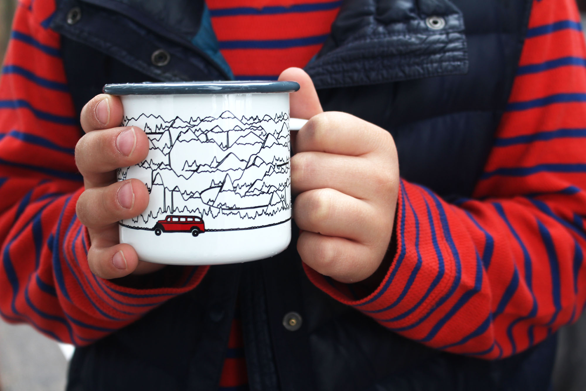 Glacier Park Enamel Mug