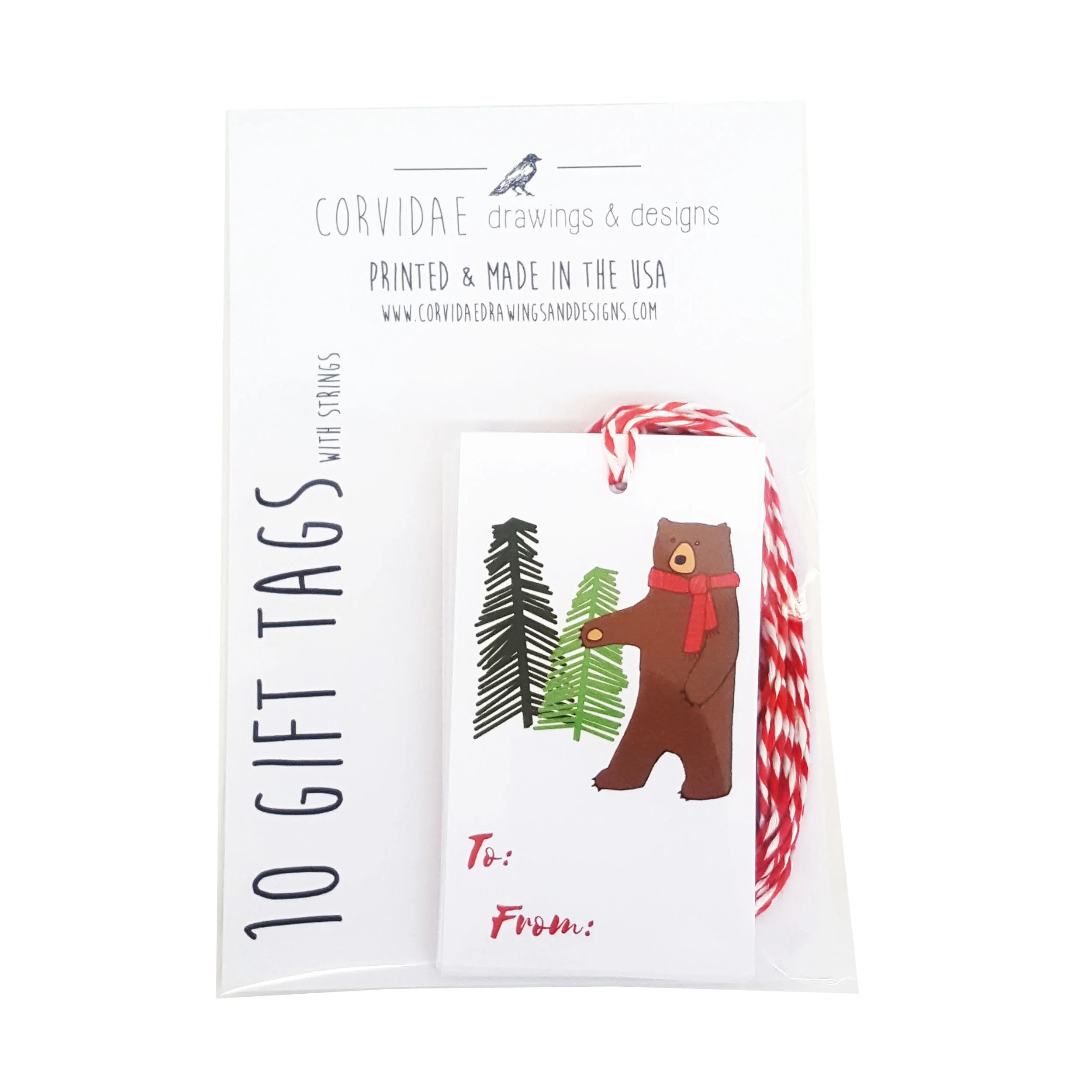 Snow Bear Gift Tags