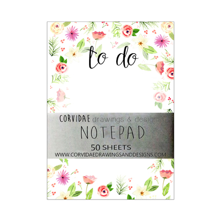 flower notepad