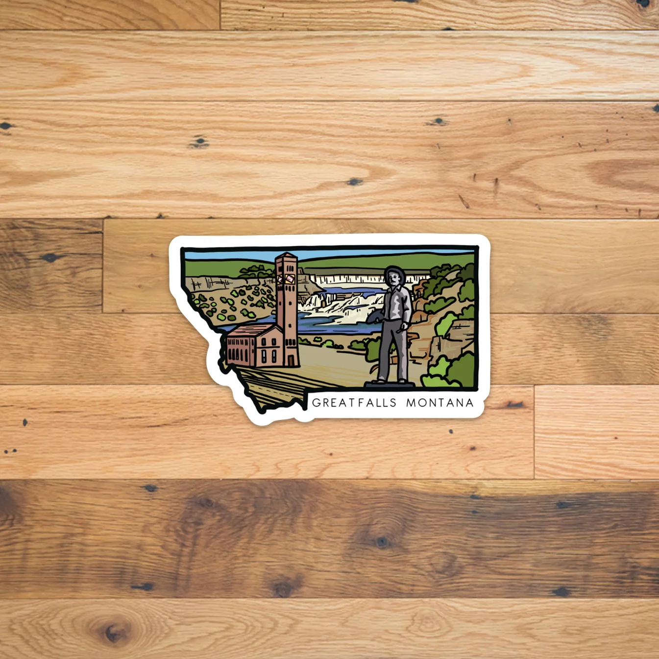 Great Falls Sticker