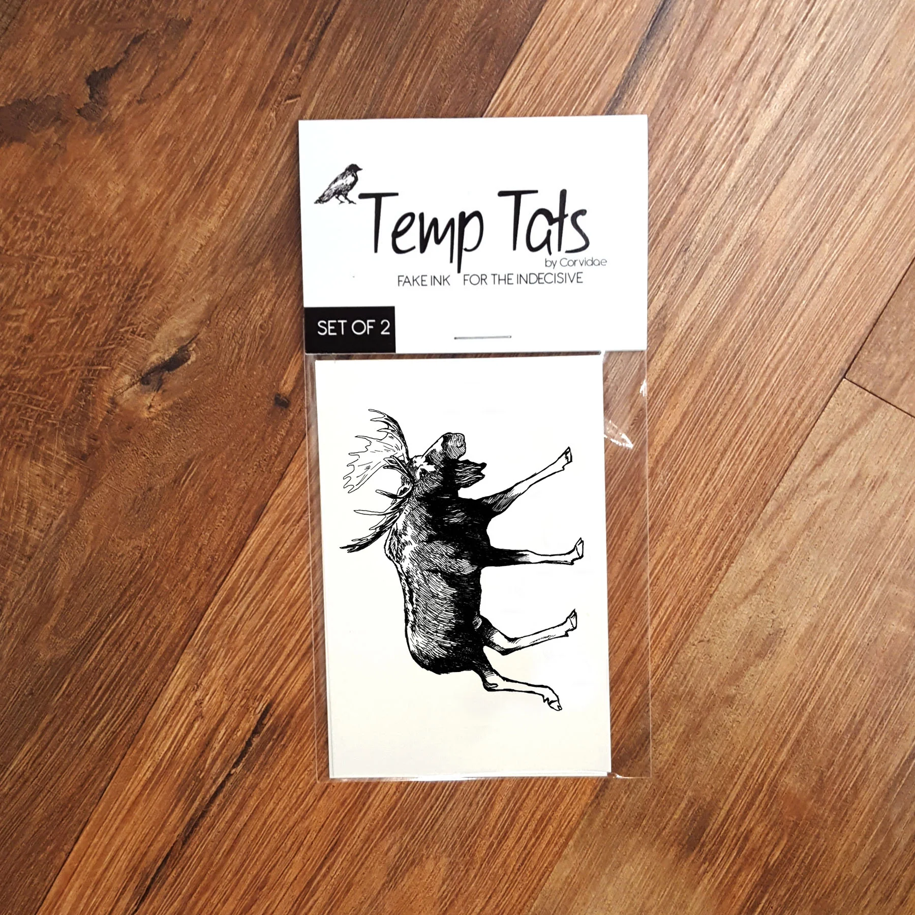 Moose Temporary Tattoo