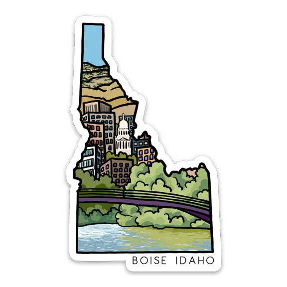 Boise Sticker — CORVIDAE drawings & designs