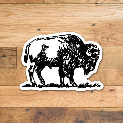 Bison Sticker