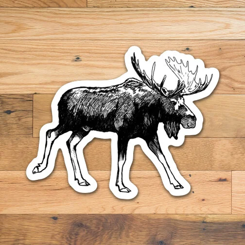 Moose Sticker