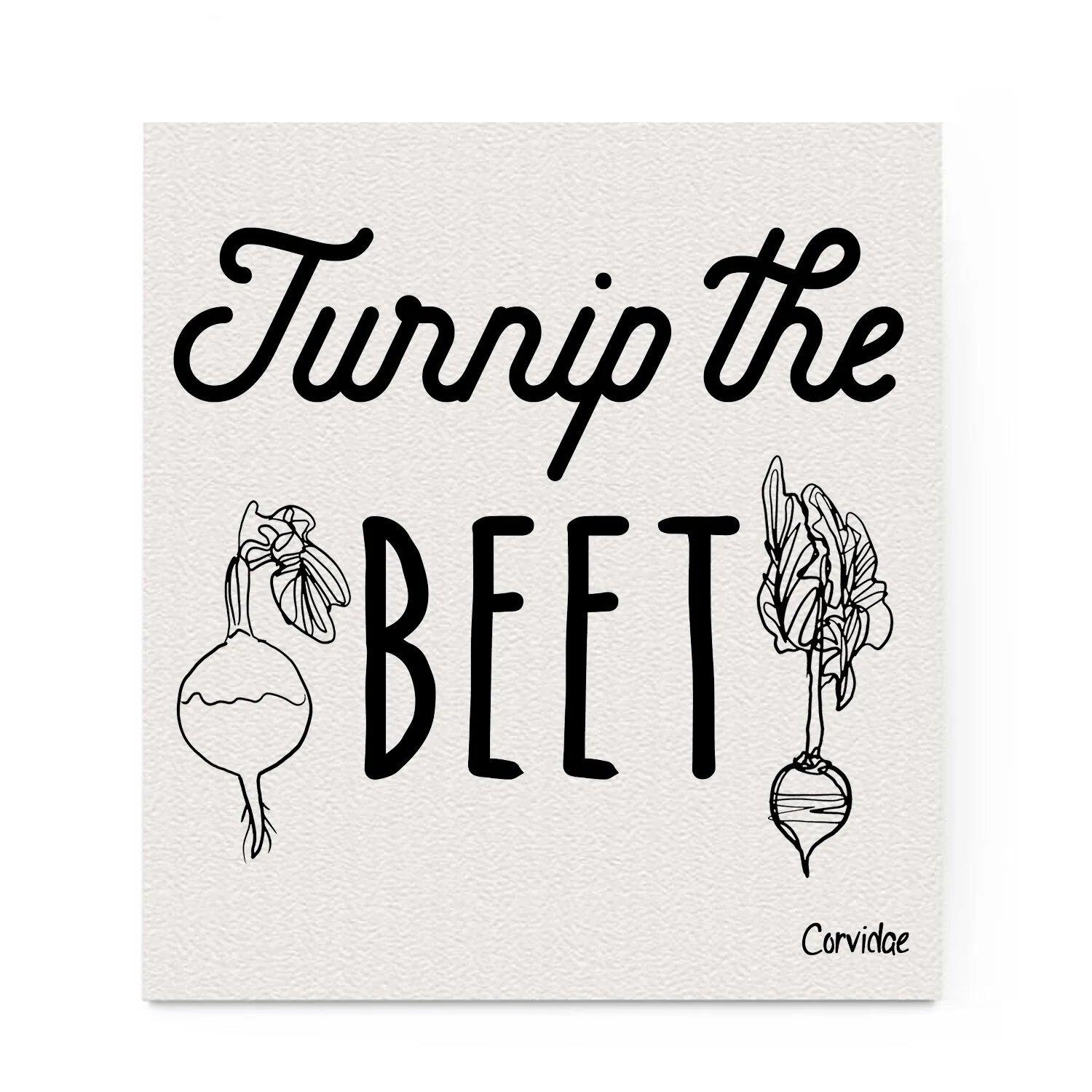 Turnip the Beet Swedish Dishcloth