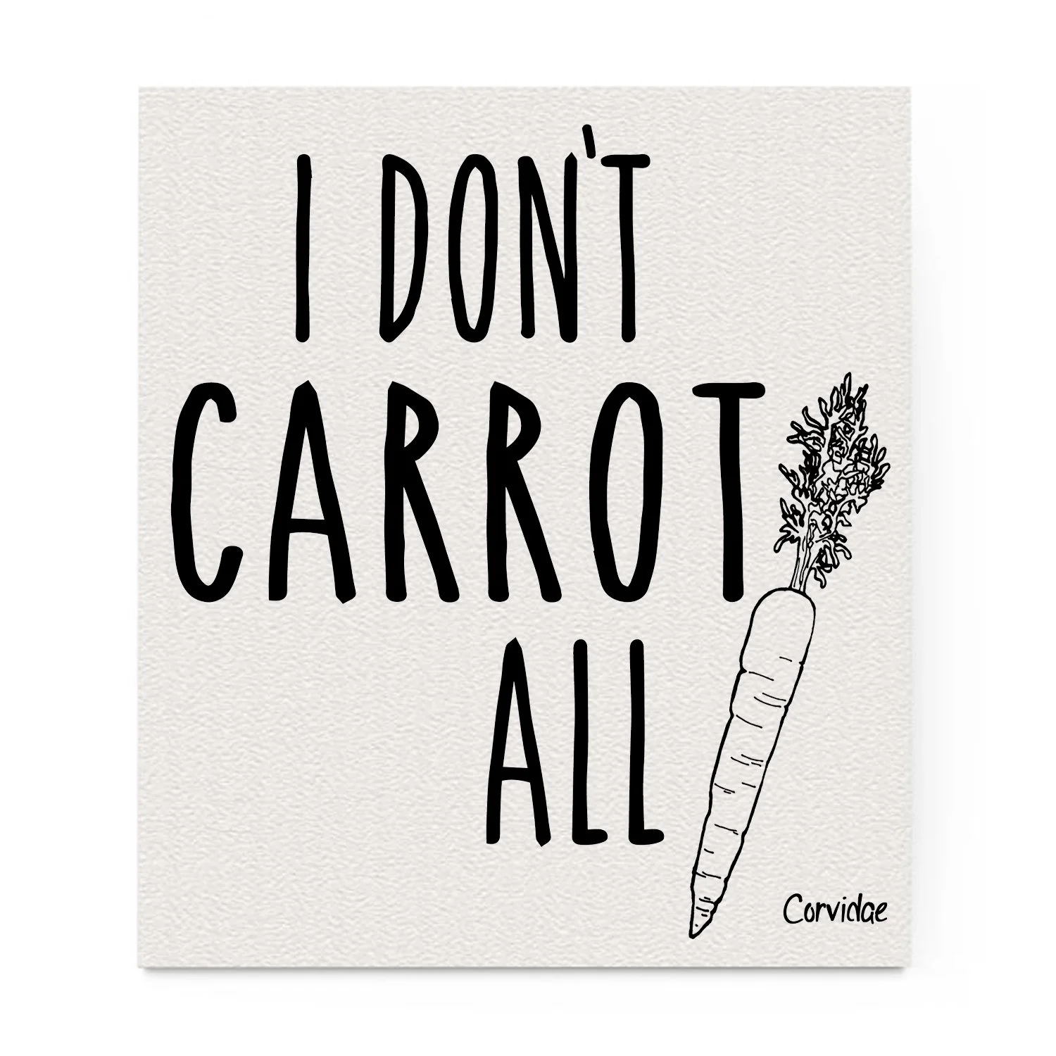 Don't Carrot All Swedish Compostable Dishcloth
