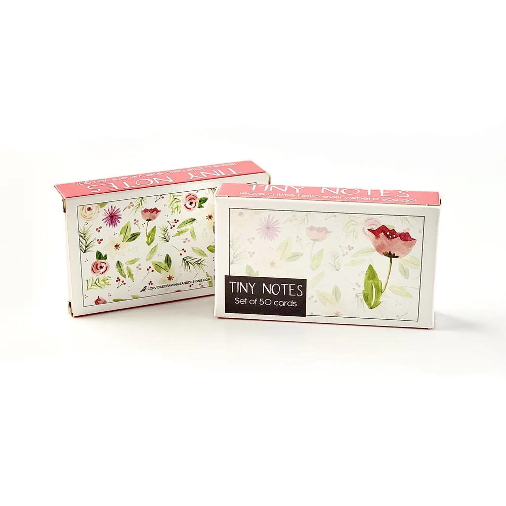 Floral Tiny Notes — CORVIDAE drawings & designs