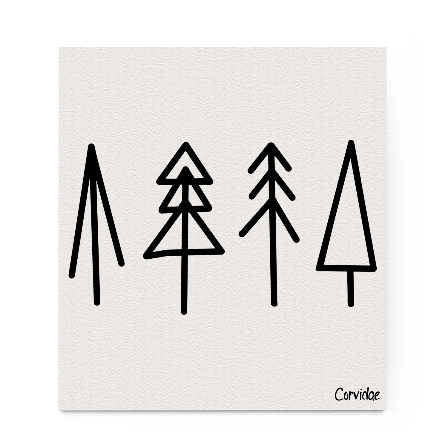 Stick Trees Swedish Dishcloth