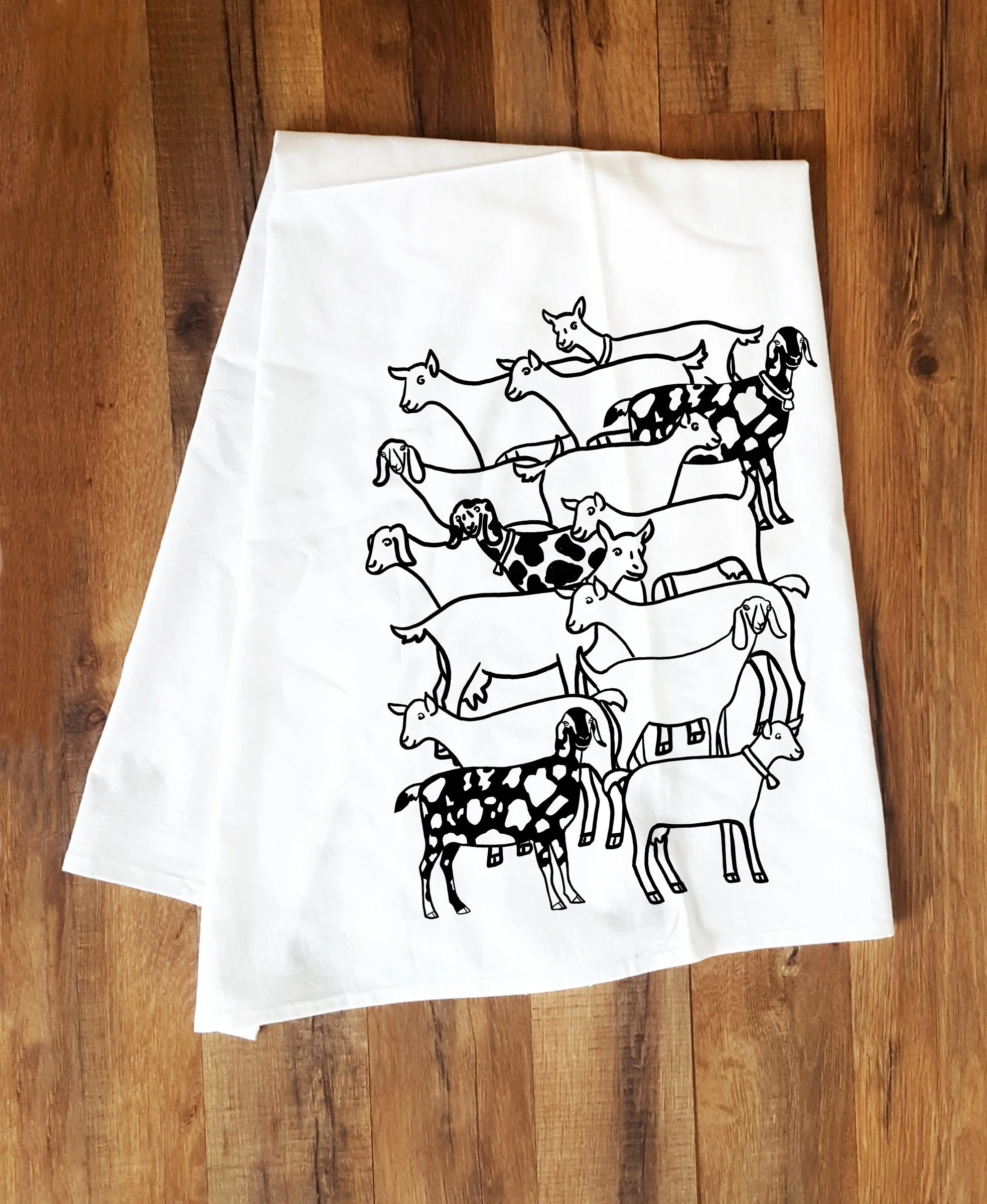 Goat Herd Tea Towel