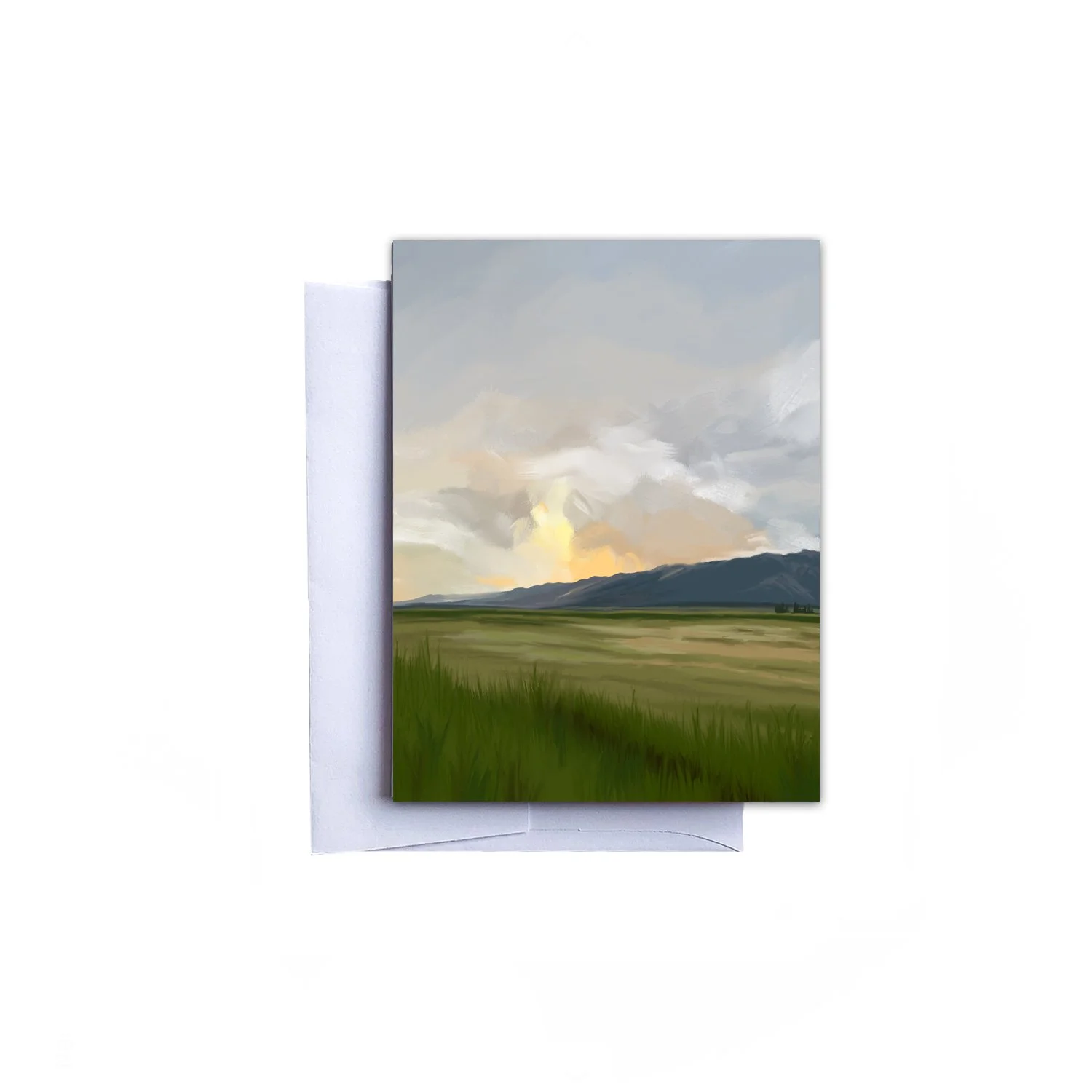Autumn Sunset Greeting Card