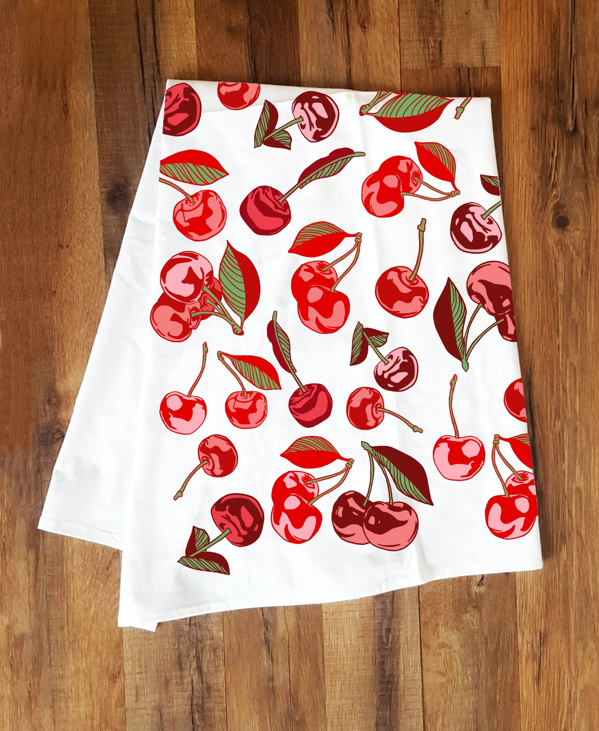 Cherry Tea Towel