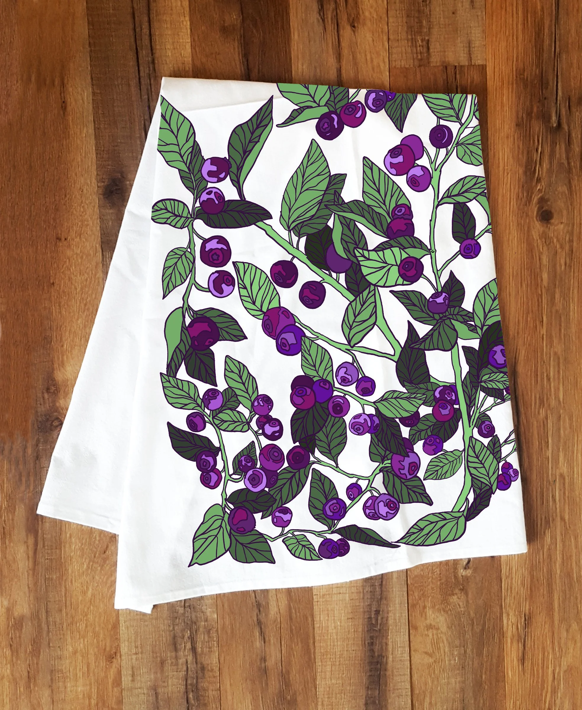 Huckleberry Tea Towel