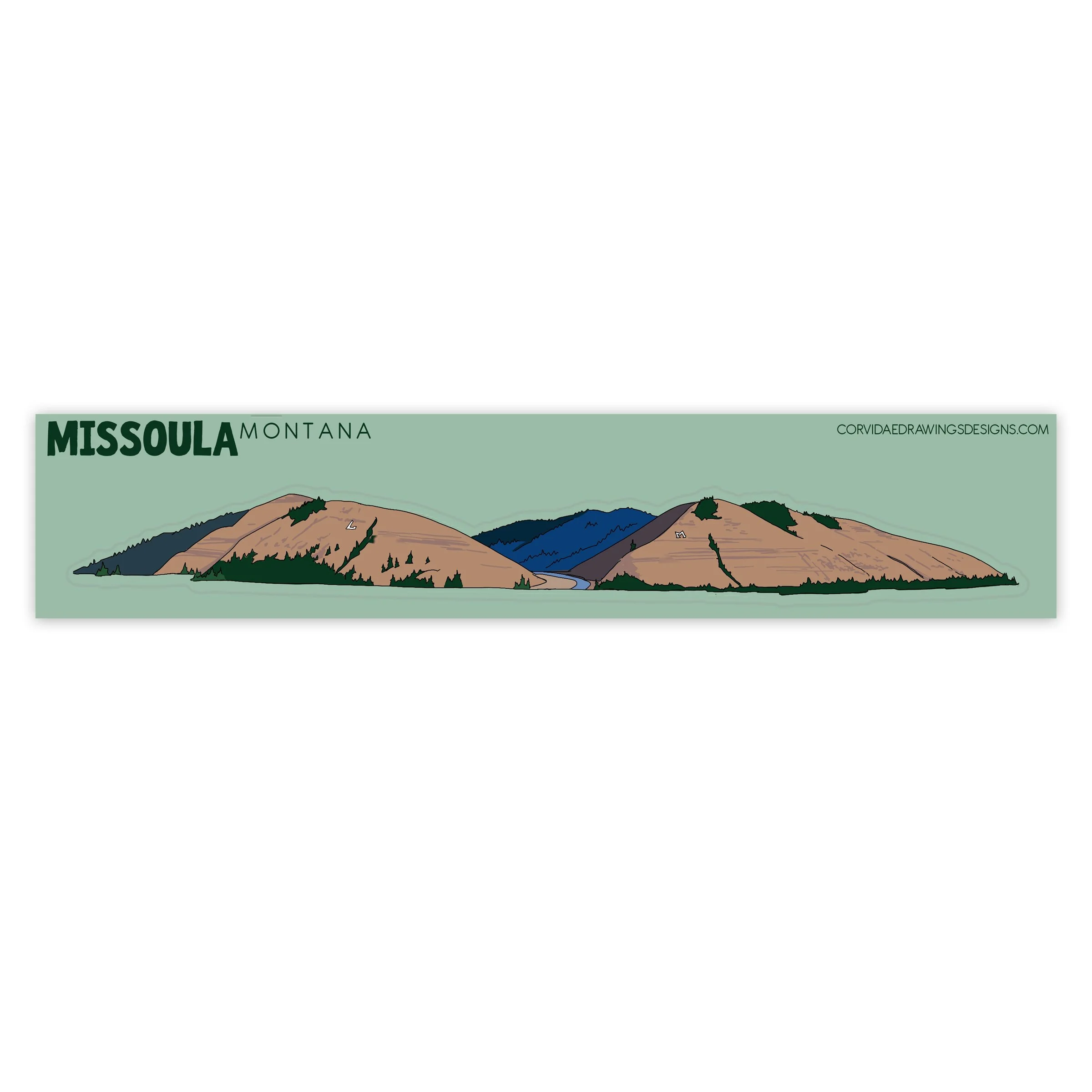 Missoula Wrap Sticker