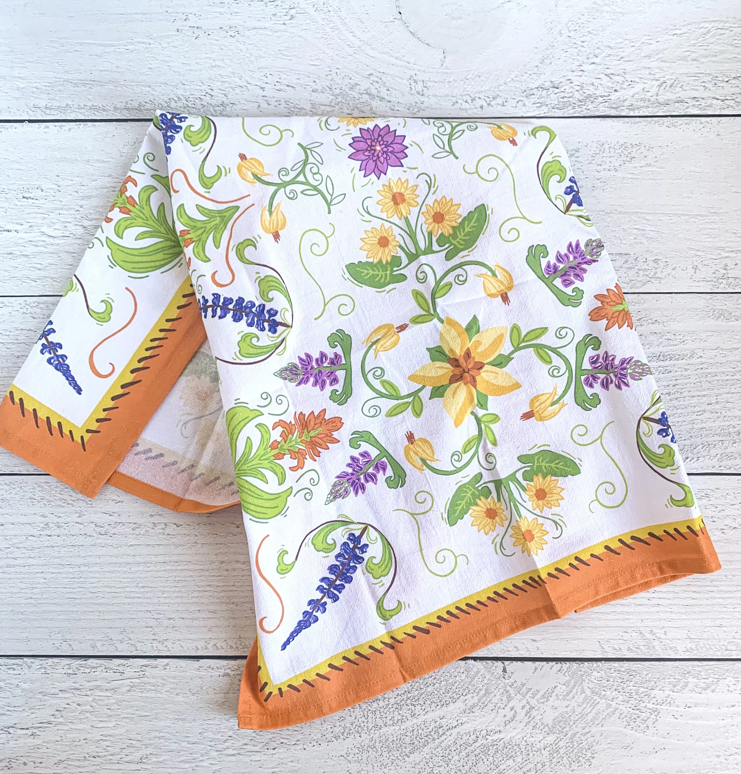 Fiori Wildflower Kitchen Tea Towel