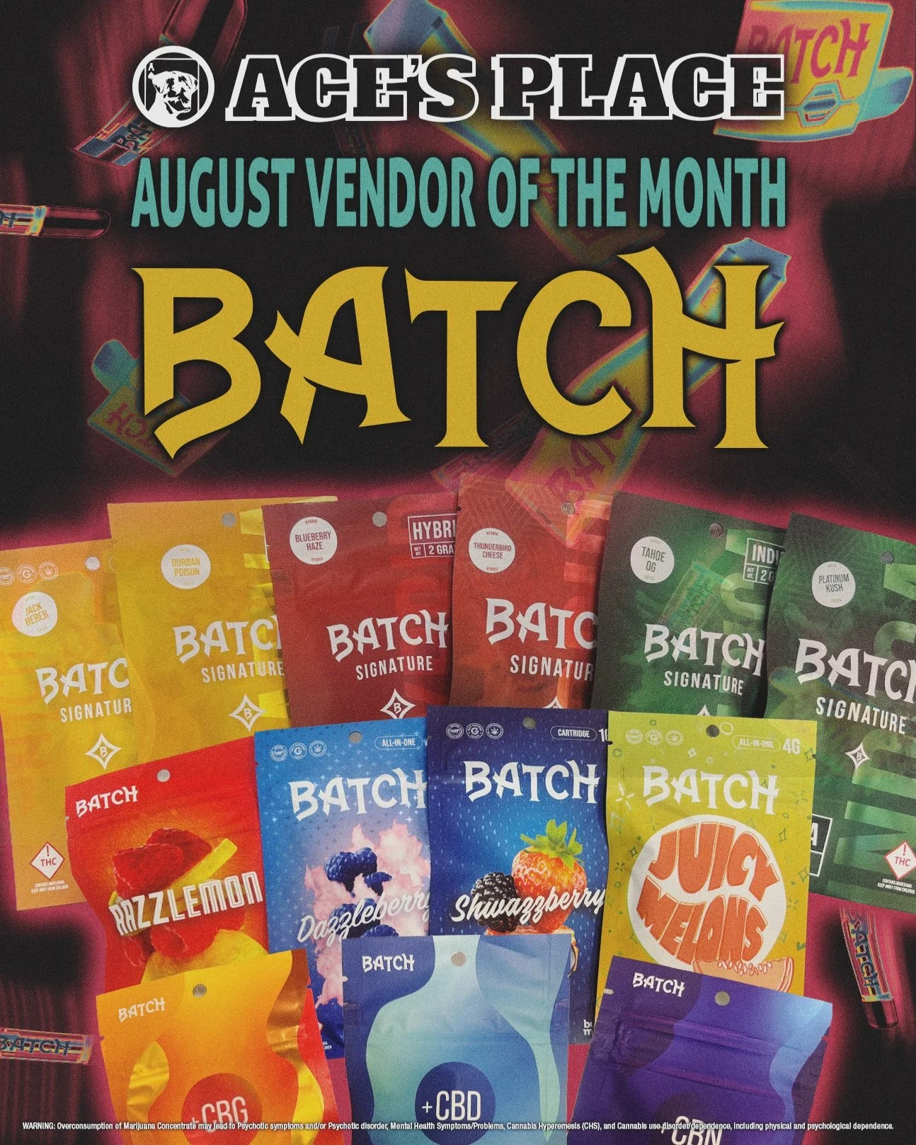 @batchextracts is our featured brand all August! 

☁️

21+
NFS