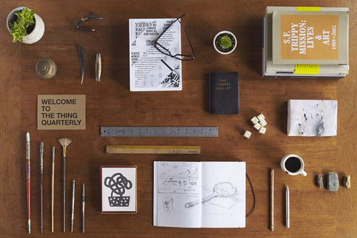 THE THING $300/year for 4 shipments Once you get past the pretentious snob factor, The Thing would definitely make an impressive gift for someone who's not easily impressed. As stated on the site, "THE THING Quarterly is a periodical in the form of an object. It's like a magazine, except that each issue is conceived of by a different contributor and then published on a useful object." Sometimes it has pages. Most often, it does not.