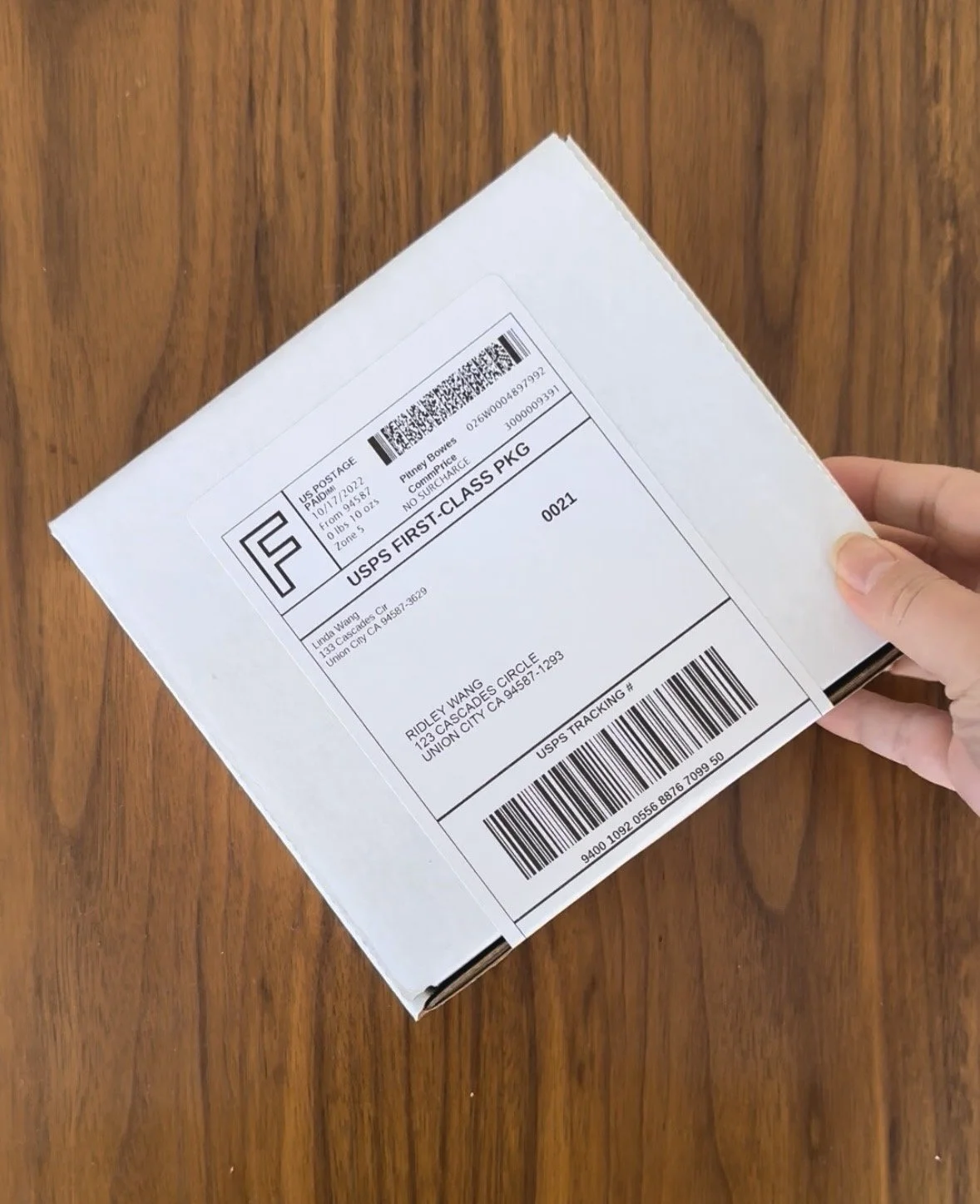 A breakdown of our shipping costs