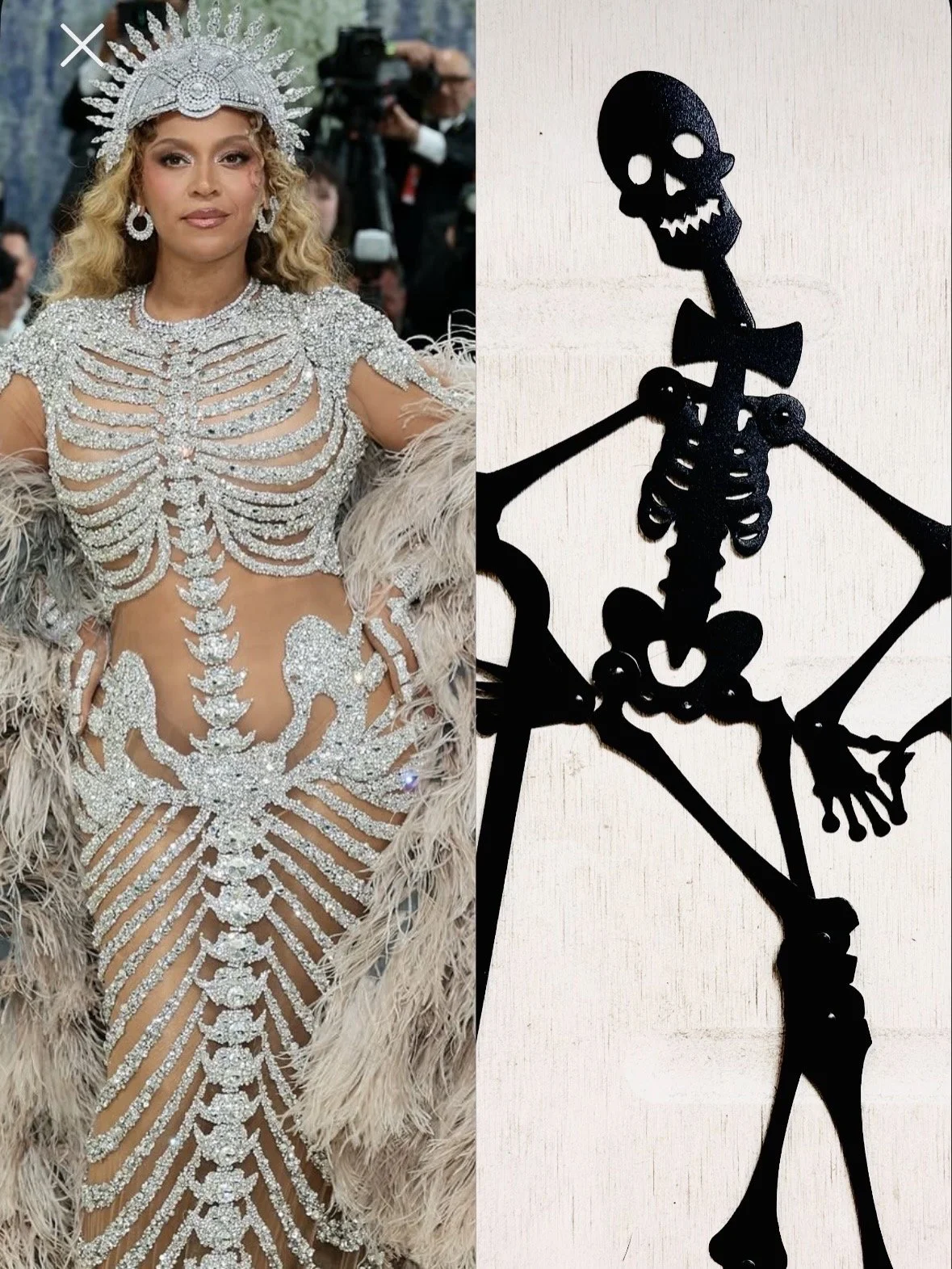 Fred and Beyonce twinning at the Met Gala 2026