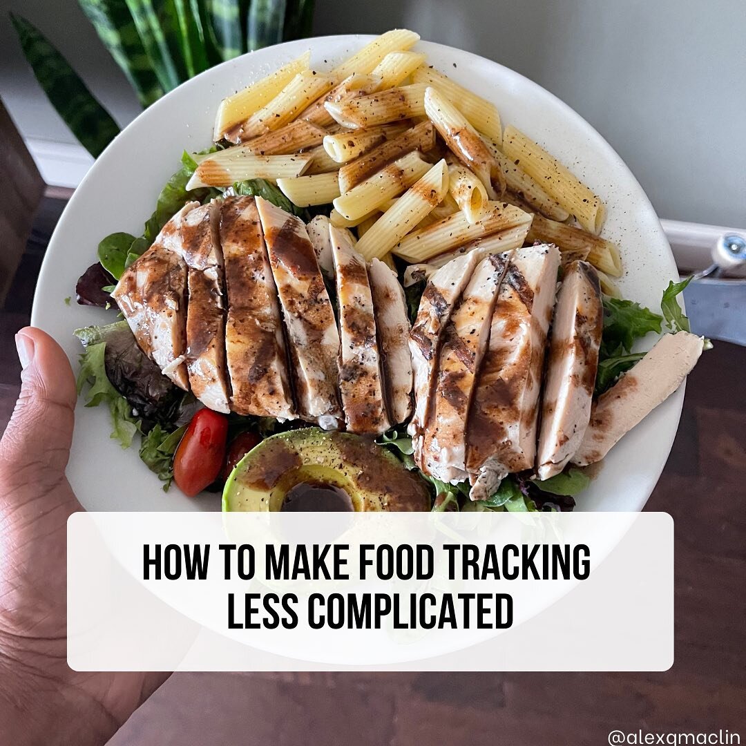 If tracking is stressful, you might be overcomplicating it and you might be too focused on being &ldquo;exact&rdquo; and &ldquo;perfect&rdquo;.⁣⁣
⁣⁣
Food tracking isn&rsquo;t going to be exact and that&rsquo;s really not the point or necessary to wor